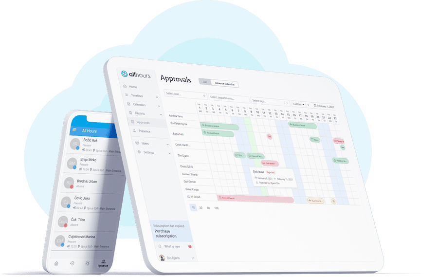 Cloud-based attendance management software that saves time and money