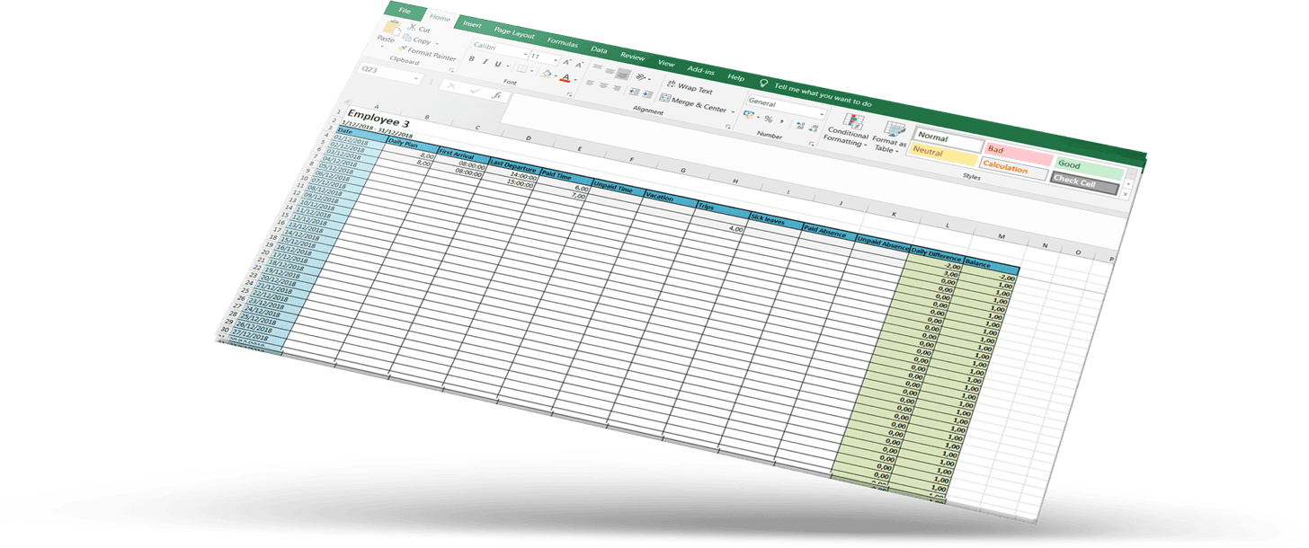 Spreadsheets <br>(Excel or Google docs)