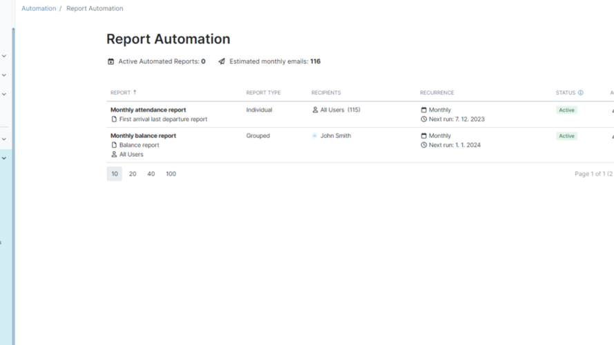 Automated reporting  - Automate your time and attendance reporting 
